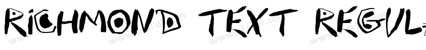 Richmond Text Regula字体转换